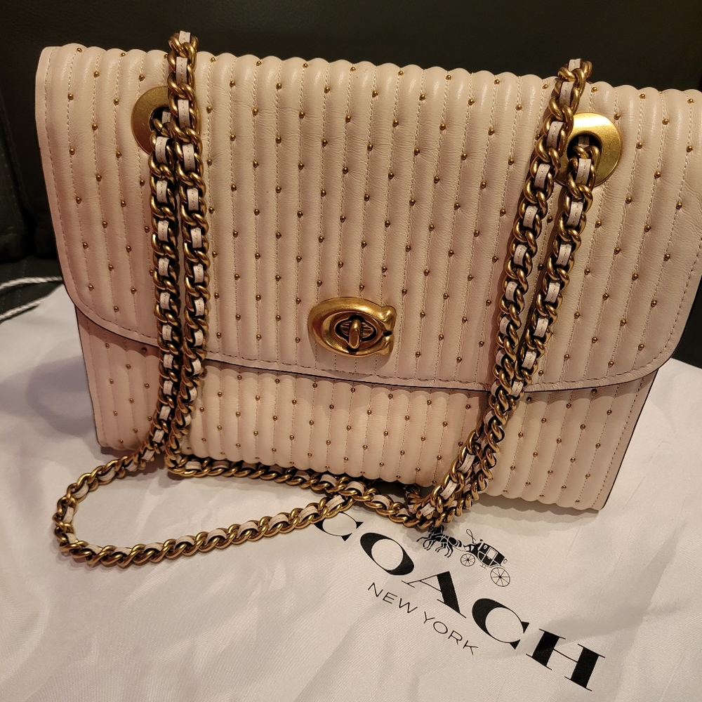 Coach Parker Quilted Leather Shoulder Bag - No Longer Available, NWOT